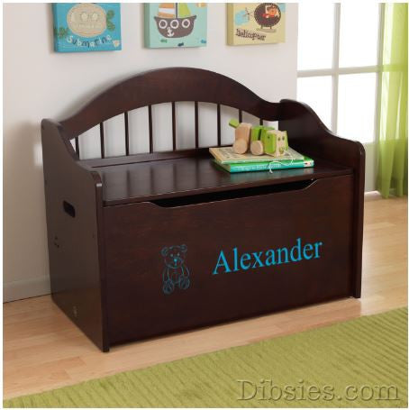 Premium Edition Personalized Toy Box - Name & Image