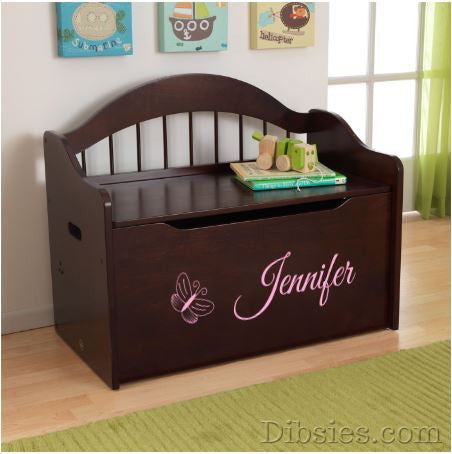 Premium Edition Personalized Toy Box - Name & Image