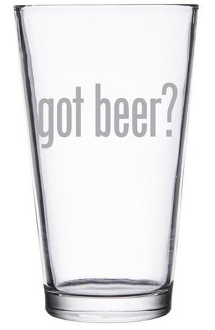 Beer Pint Glass - Pick a design