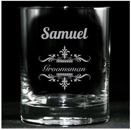 Whiskey Glasses, Wedding Party Gifts