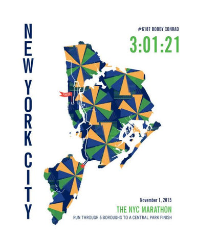 NYC Marathon Map