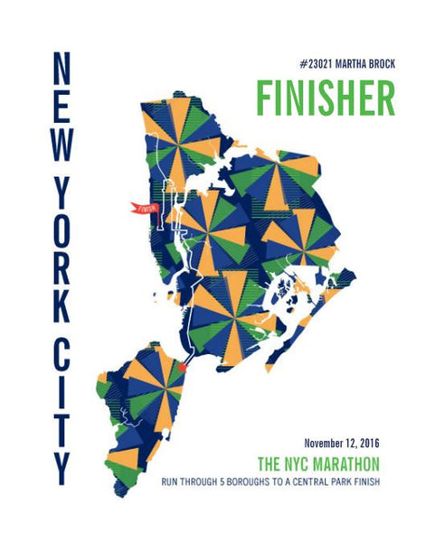 NYC Marathon Map